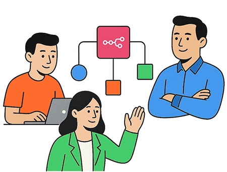 Visual workflows with n8n